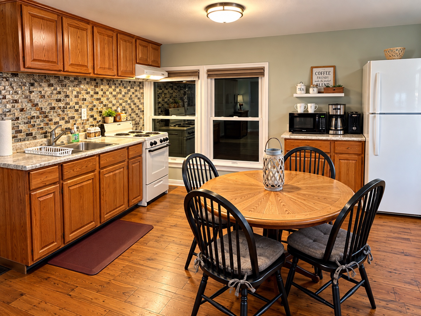 Kitchen and dining area