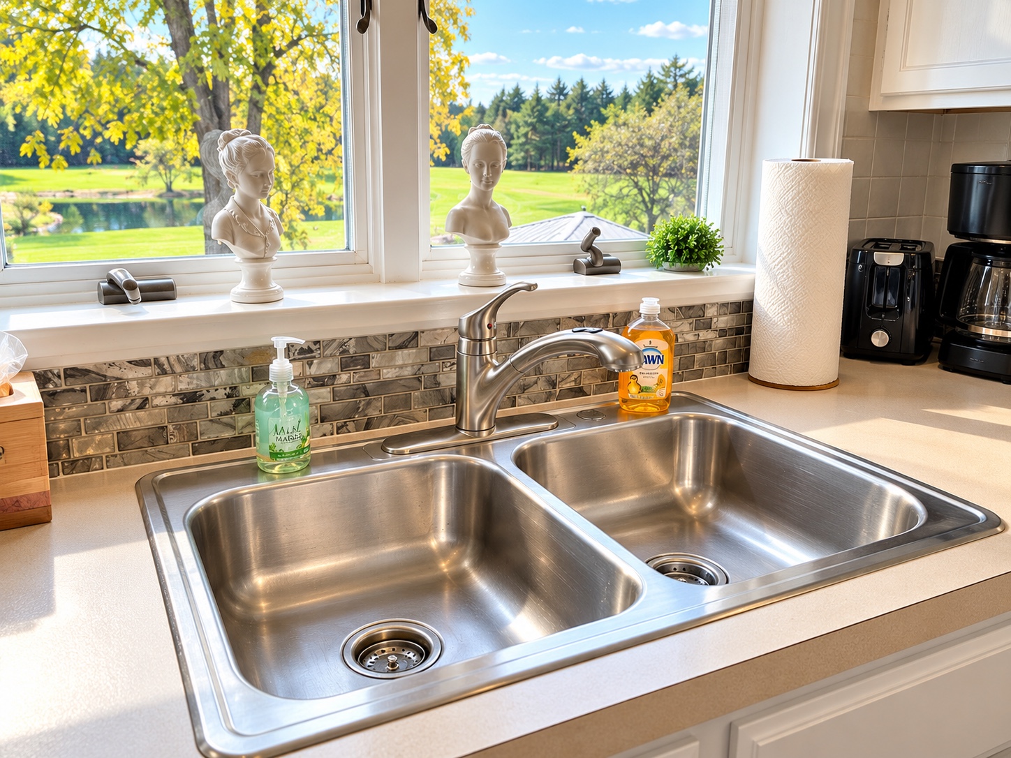 Stainless steel kitchen sink